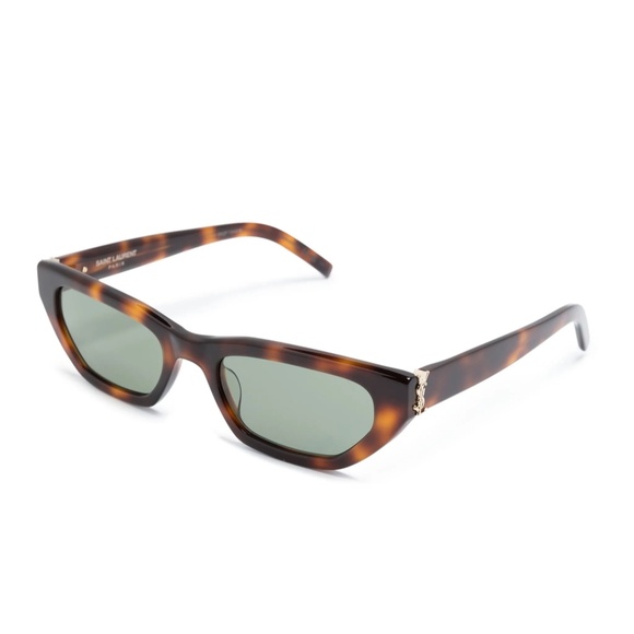 Saint Laurent Eyewear Sunglasses SL M126 003 Havana Squared RP: $508